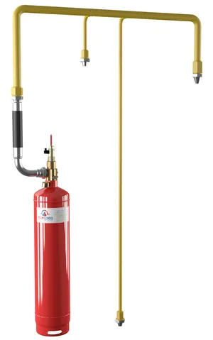 Модуль газового пожаротушения МГП-2-150-4-12